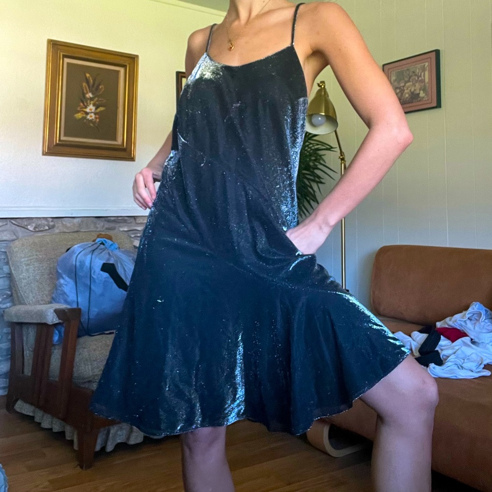 Vintage shiny shimmery party dress